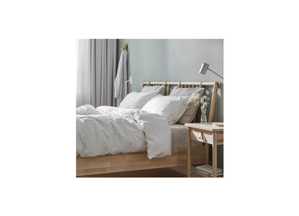 BJÖRKSNÄS Bed frame, birch/Lönset, 150x200 cm (59x78 3/4 ")
