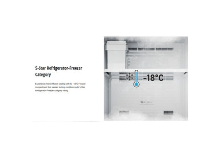 Panasonic 9.5 cu. ft. 2-Door Top Freezer No-Frost Deluxe Refrigerator NR-BP272VD