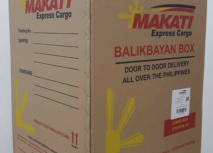 Balikbayan Box Makati Express Cargo Jumbo Box, 51x51x76cm, Sea Cargo to Offshores/Visayas/Mindanao