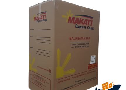 Balikbayan Box Makati Express Cargo Super Mega Box, 49x73x97cm, Sea Cargo to Offshores/Visayas/Mindanao