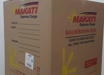Balikbayan Box Makati Express Cargo Mega Jumbo Box, 61x61x66cm, Sea Cargo to Offshores/Visayas/Mindanao